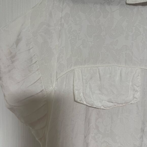 Kikisix Made in Italy Ivory Women's Floral Button Down Maxi Dress Size M/L - Picture 13 of 16